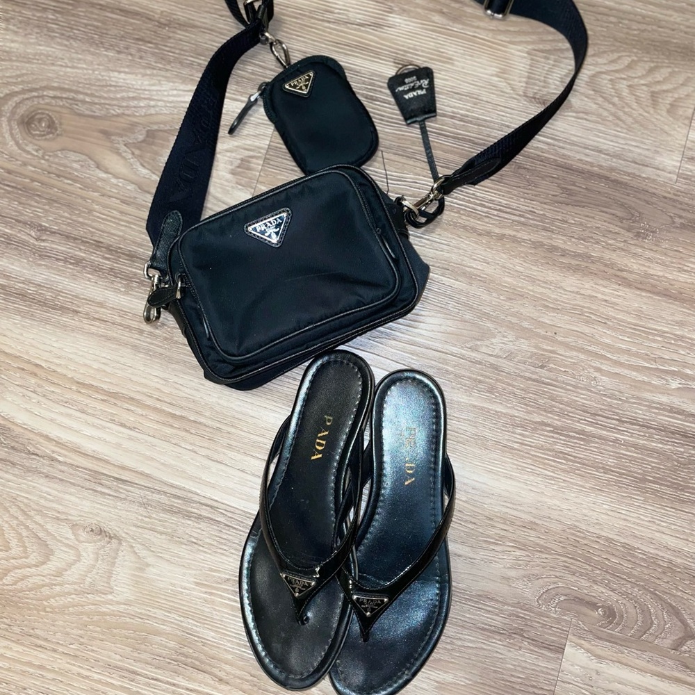 Black Camera Mini Prada Bag